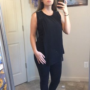 Elegant black blouse